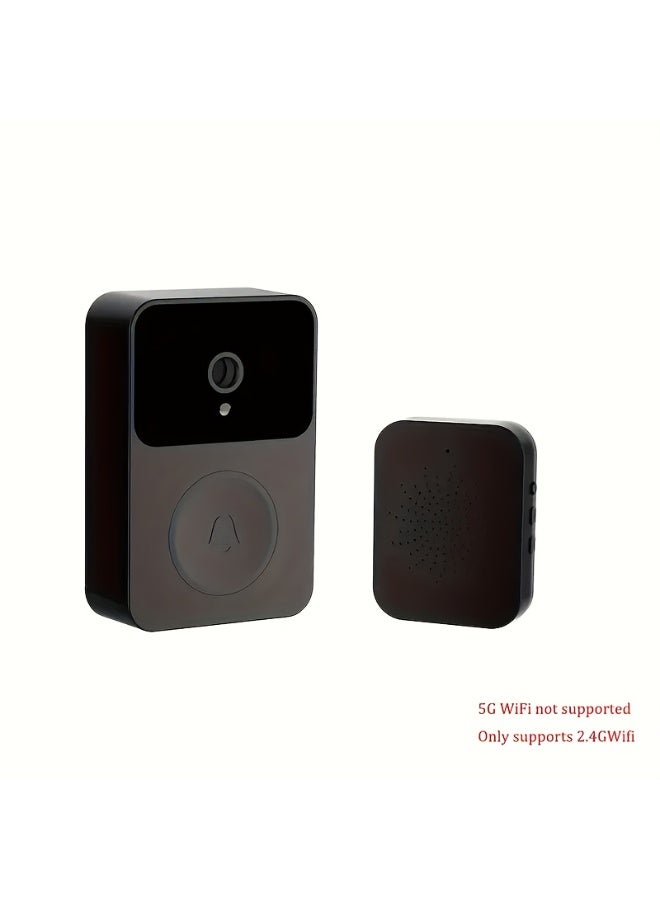 1080P HD Wireless Video Doorbell with Camera,Ring Camera Outdoor Wireless, Night Vision,Two-Way Talk, Weatherproof, Rechargeable Battery,Real-Time Mobile Phone Alerts - Image 1