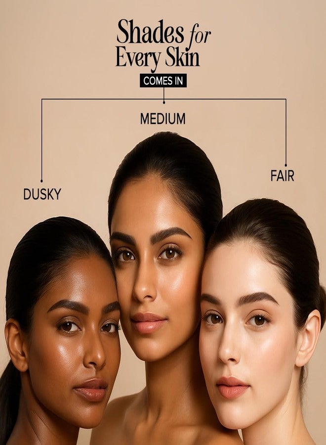 كالرسينس مجموعة مكياج الوجه Coloressence Glow Ritual للنساء ذوات البشرة المتوسطة، عبوة من 3 منتجات | بودرة مضغوطة، كريم أساس، وسيندور سائل | هدية للمرأة - Image 5