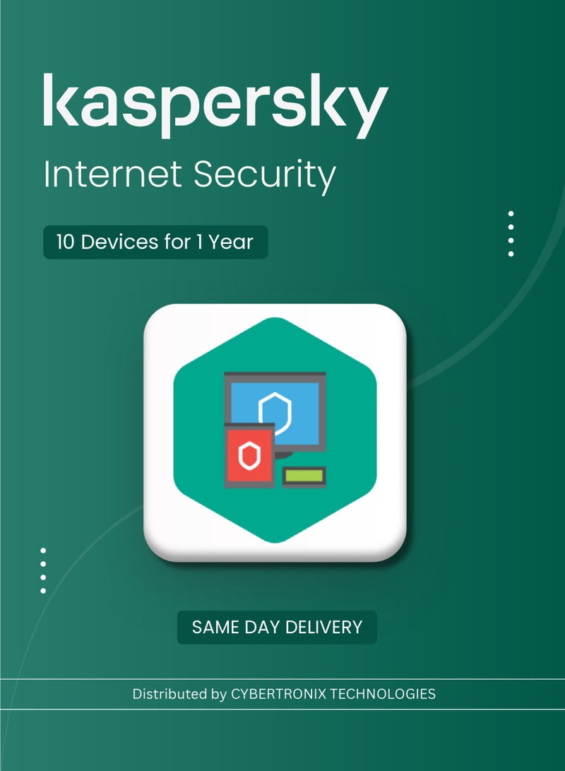 Kaspersky Kaspersky Internet Security | 10 Devices 1 Year | 2025 | Digital License | Same Day Delivery - Image 2