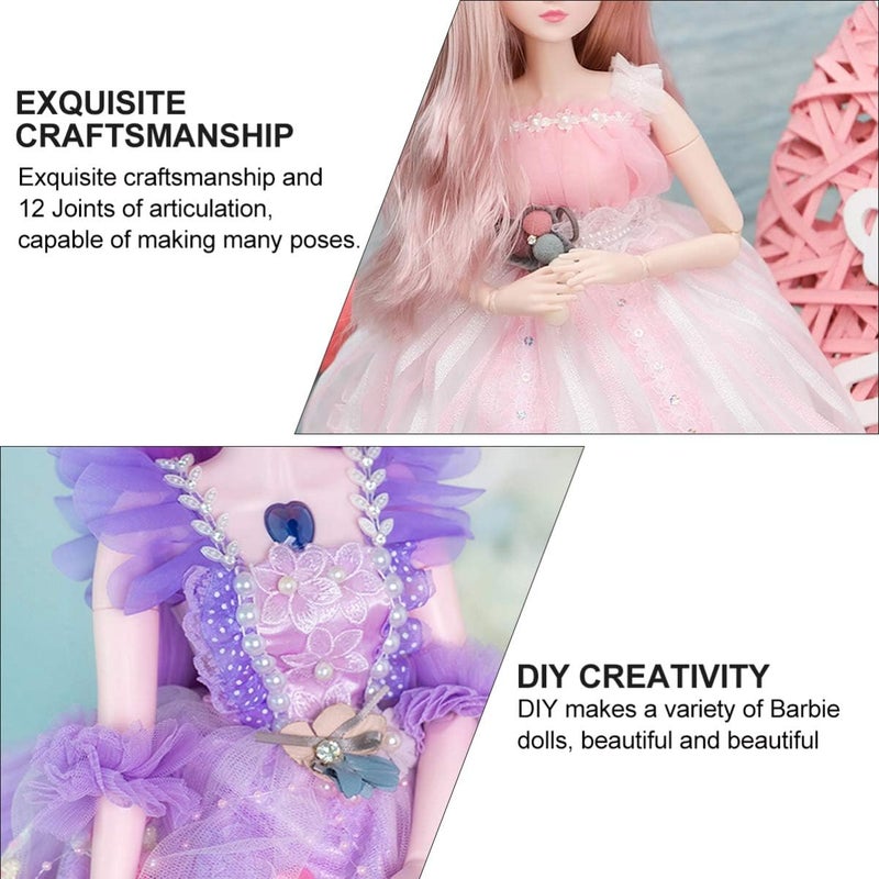 comfrt 3pcs 12 Moveable Joints Toys Doll Body Without Head Female Figure Naked Body Dolls Toy pullip doll,doll body,doll joints(A) - Image 5