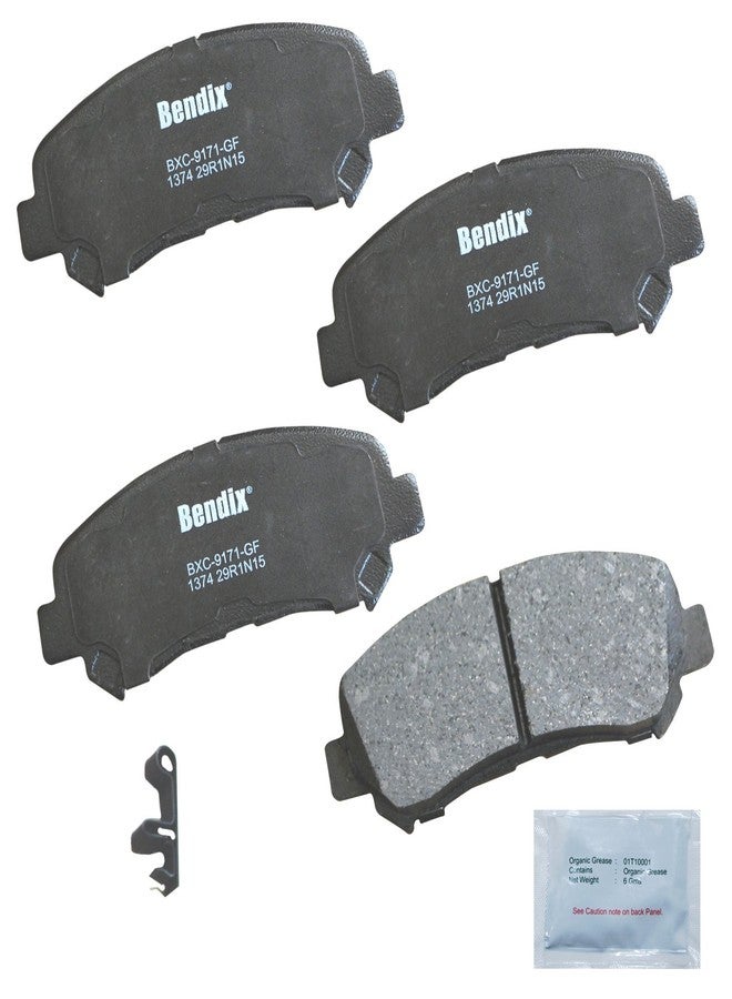 Bendix Priority1 CFC1374 Ceramic Front Brake Pads for Select Models Nissan Juke, Maxima, Rogue, Rogue Select, Sentra, X-Trail, Suzuki Kizashi - Image 1
