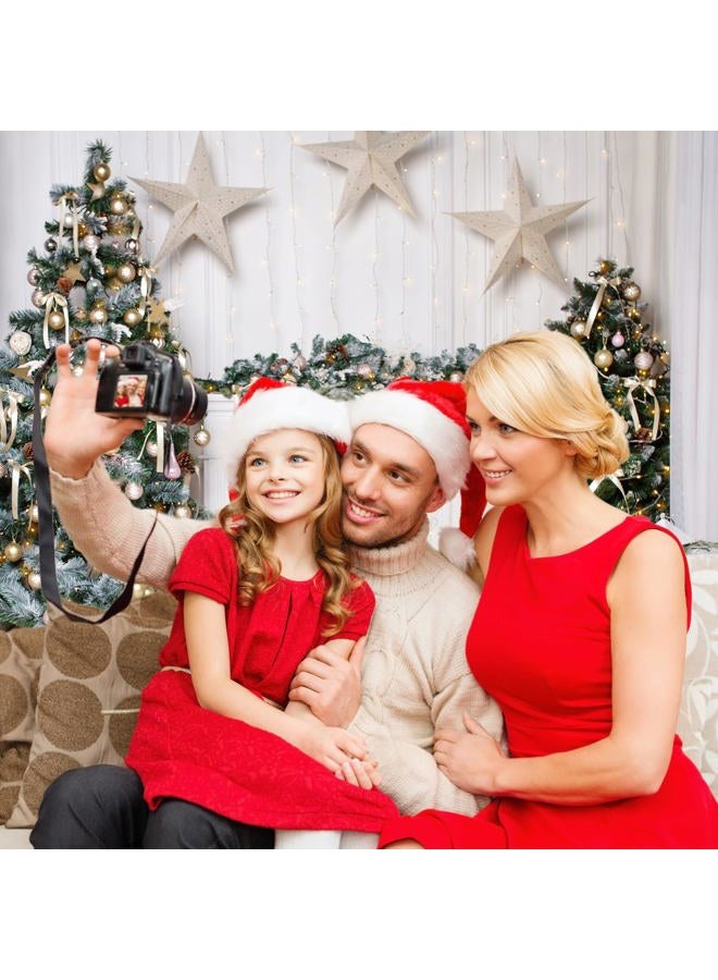 Avezano Christmas Photography Backdrop for Children Kids Portrait Photoshoot Indoor White Fireplace Wood Floor Xmas Background for Photo Studio (5x7ft) - Image 5