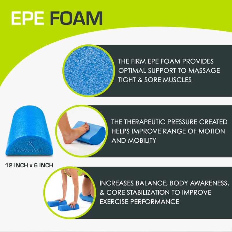ProsourceFit Flex Foam Rollers for Muscle Massage, Physical Therapy, Core & Balance Exercises Stabilization - Image 3