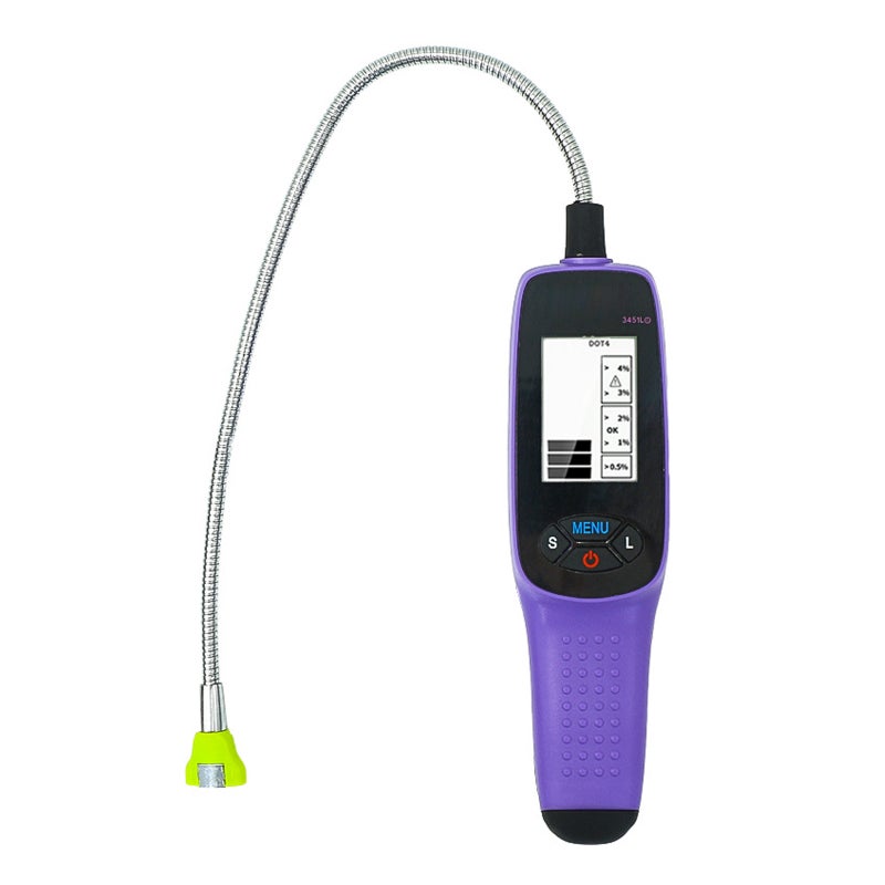 Brake Fluid Tester, High Precision Car Brake Fluid Detector with LCD Screen Auto Diagnostic Testing Tool for DOT 3 / DOT 4 / DOT 5.1 - Image 1