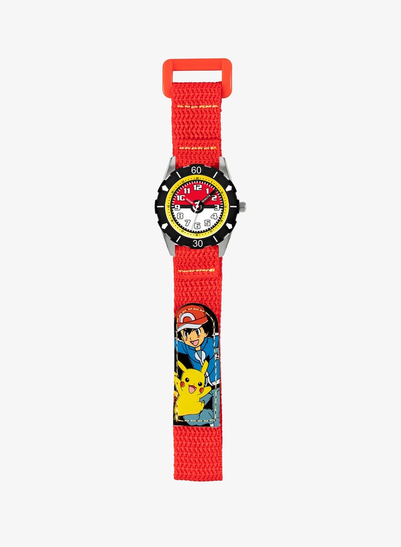 Pokemon Pokémon Canvas Rip Strap Time Teacher Watch - POK3129 - Image 2