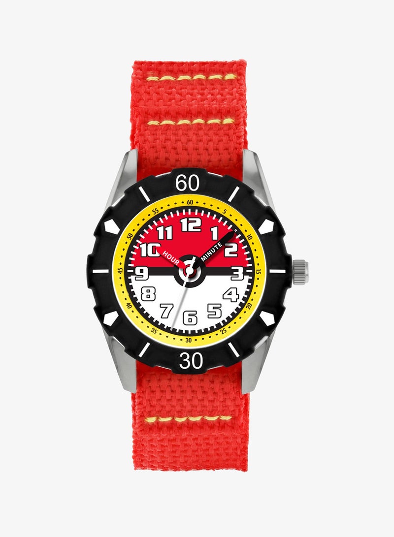 Pokemon Pokémon Canvas Rip Strap Time Teacher Watch - POK3129 - Image 1