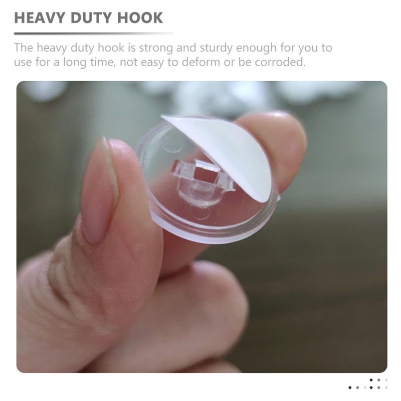 Heavy Duty Sticky Hooks 20 Pack 3cm No Trace Suction Cup For Home Storage Indoor Outdoor - Image 4