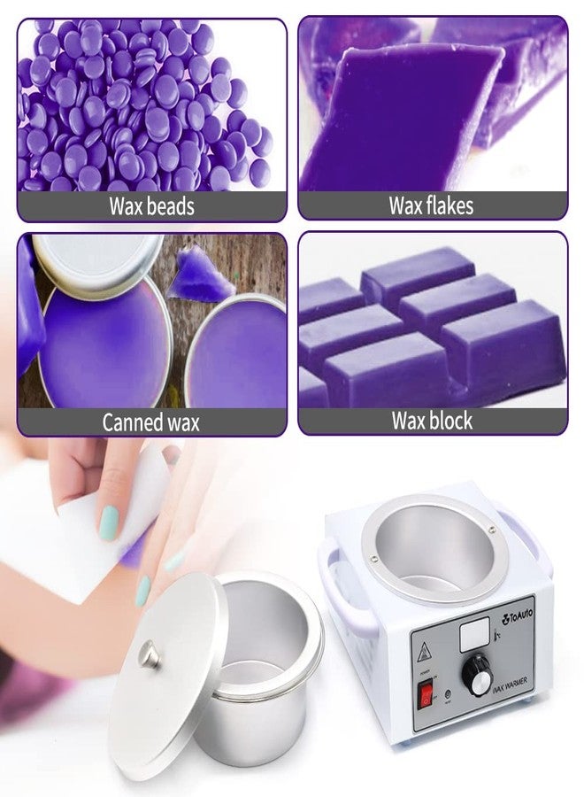 TOAUTO Waxing Kit Wax Warmer Hair Removal with Wax Beans Set Digital Display for Women and Men Home Bikini Brazilian Facial Legs Armpit Eyebrow - Image 4