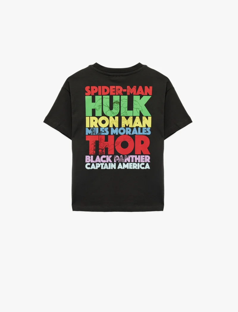 Koton  Marvel Printed Crew Neck Cotton T-Shirt for Men | Best Price UAE