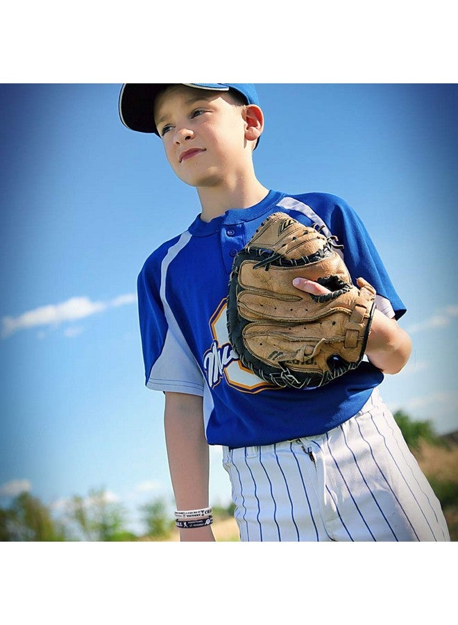 CupaPlay 24 Pcs Baseball Motivational Silicone Wristband - Personalized Silicone Rubber Bracelets - Sports Prizes - Party Favors And Supplies - Birthday Party Goodie Bag Stuffers - Carnival/Events - Image 5