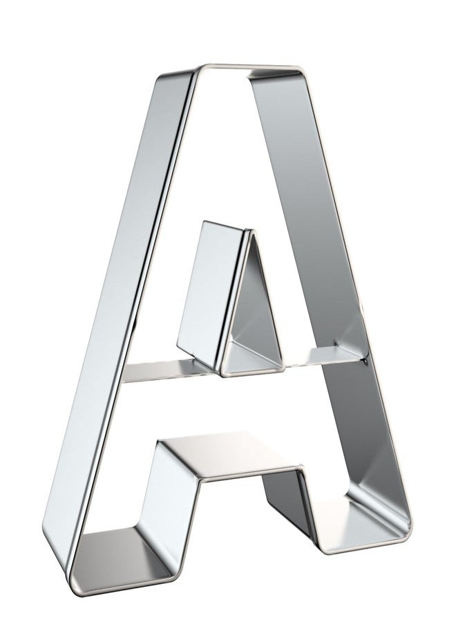 azflyife 26PCS Alphabet Letters Cookie Cutters Shapes Baking Set, 3 Inch Stainless Steel Metal Biscuit Mold Cookie Cutter for Halloween Christmas Easter Wedding Birthday Party Decorations - Image 3