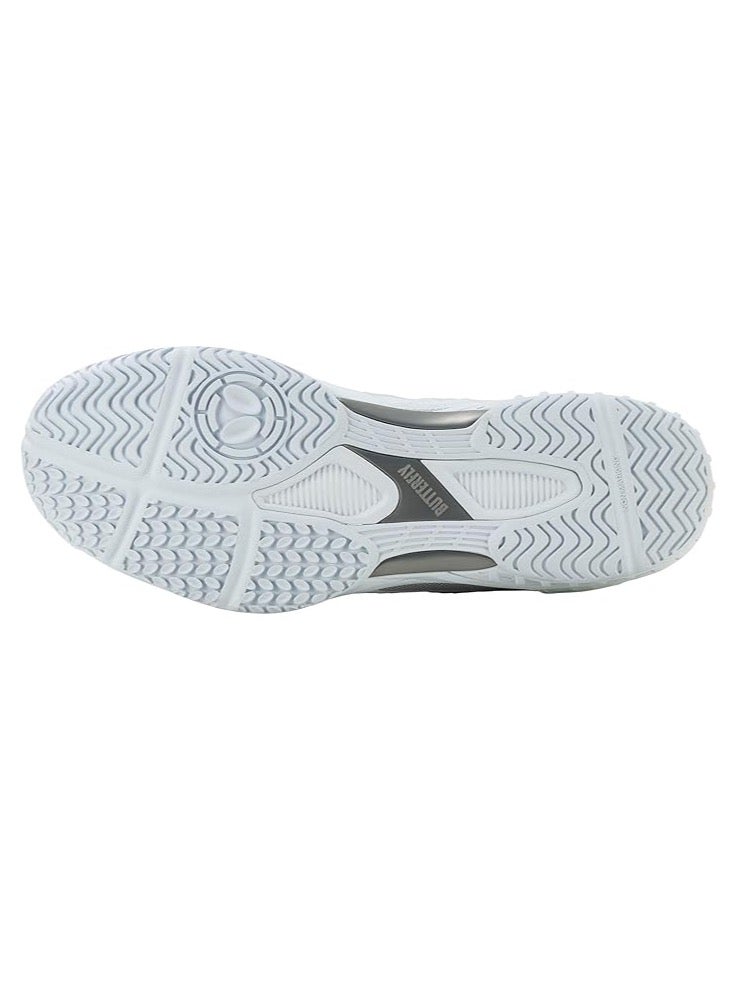 Butterfly Lezoline Levalis Shoes: Performance Table Tennis Shoes, Enhanced Comfort and Fit High Grip, Footwork Support Platinum white 45 - Image 5