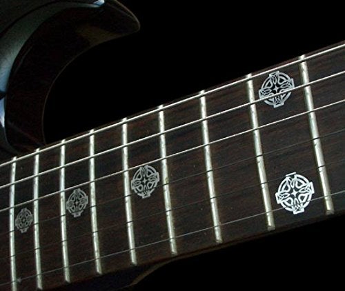 Inlaystickers Jockomo Metallic Celtic Cross Guitar Inlay Sticker - Image 3