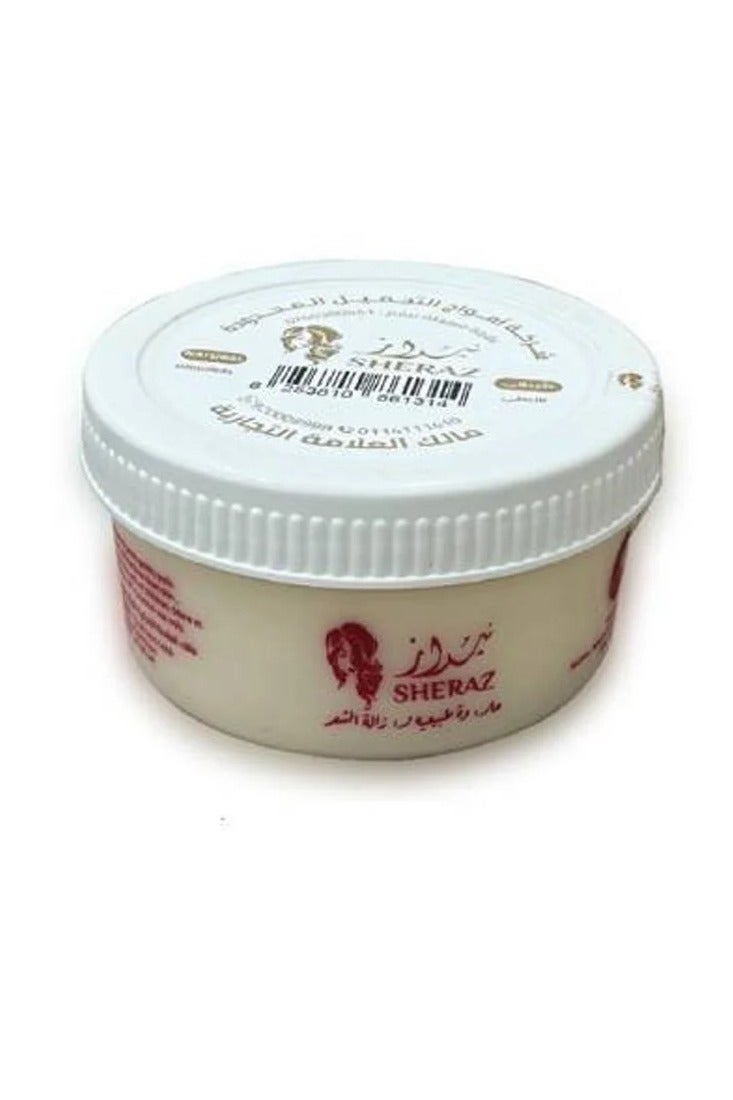 شيراز حلاوة شيراز الطبيعية لإزالة الشعر، بيضاء، ٥٠٠ غرام
