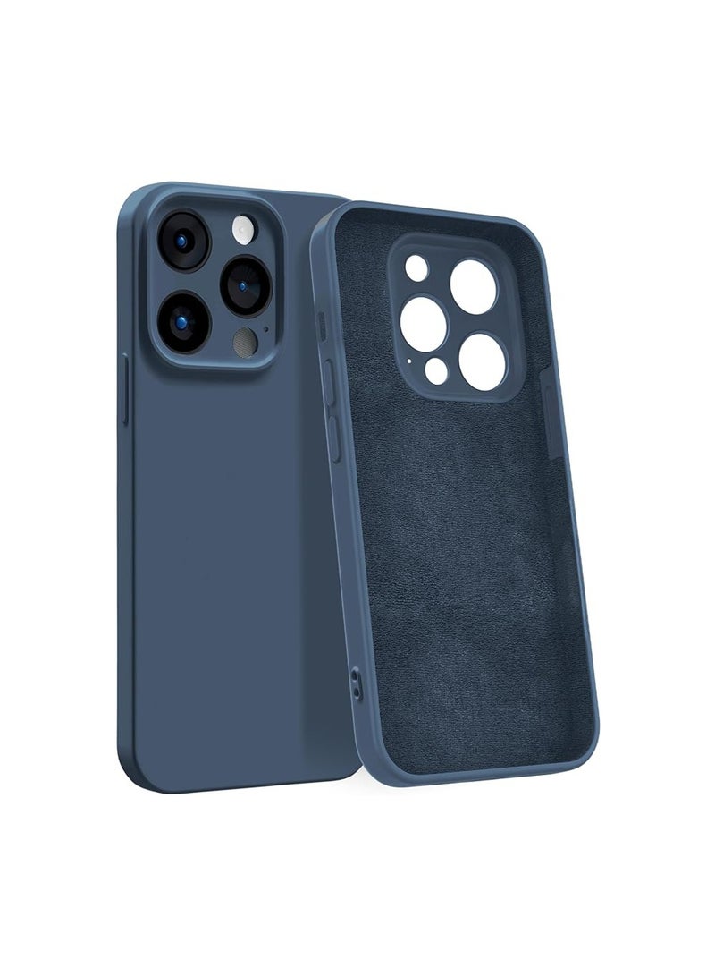 WRISTWISE Case Cover for iPhone 14 Pro - [Camera All - Round Protection] [Soft Microfiber Lining Anti - Scratch] Shockproof Phone Case Cover, Blue - Image 1