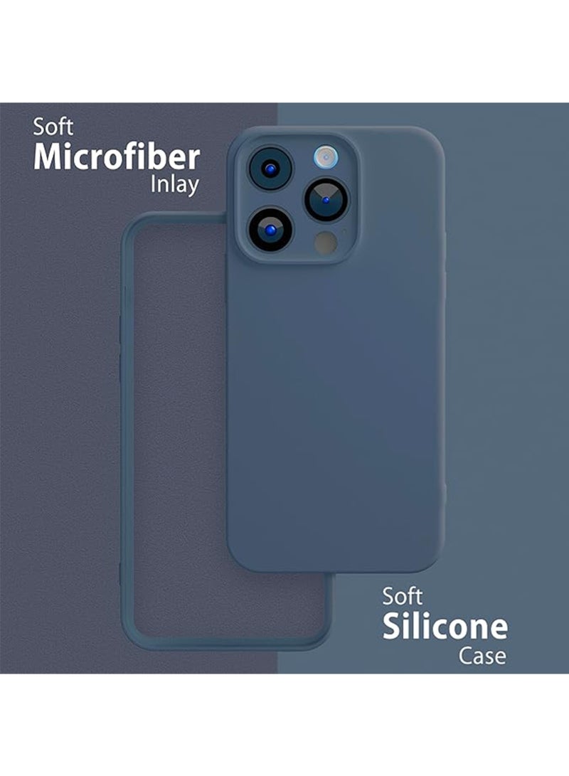 WRISTWISE Case Cover for iPhone 14 Pro - [Camera All - Round Protection] [Soft Microfiber Lining Anti - Scratch] Shockproof Phone Case Cover, Blue - Image 5