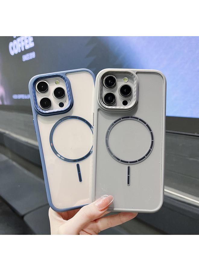 زبون جراب لهاتف iPhone 13 Pro بلون الشوكولاتة، جراب MagSafe شفاف مقاوم للصدمات - Image 2