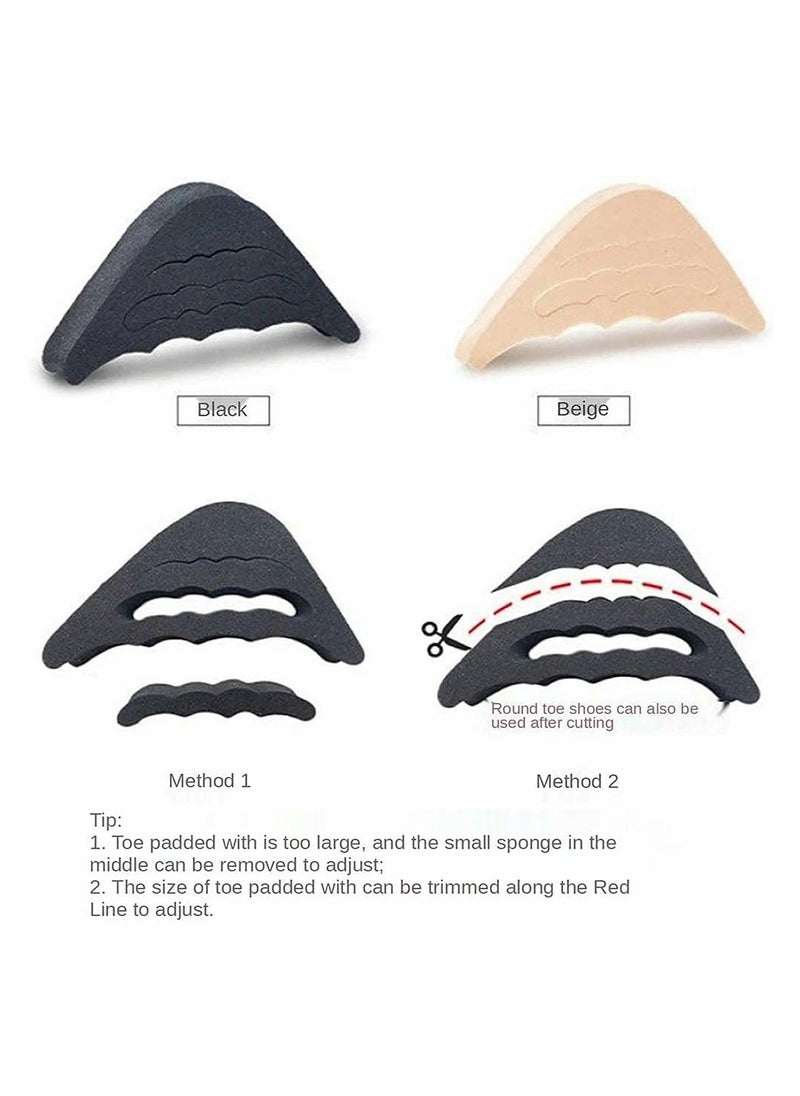 KASTWAVE Reusable Toe Filler Inserts,Adjustable Toe Plug Shoe Too Big Inserts For Women Men Pumps Flats Sneakers  - Image 2
