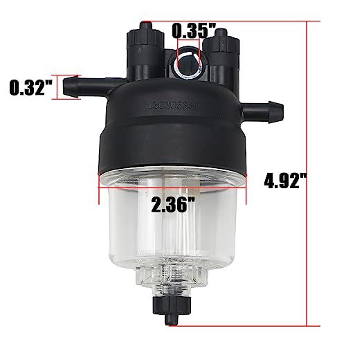 RAPIHIDAN 130306380 Fuel Filter Assembly Compatible with Perkins 403D-07, 403D-11, 404D-22, 1103A-33, 1103A-33T, 1103C-33, Truck Diesel Engines, Replace# 0000000038, Fuel Water Separator Filter - Image 3