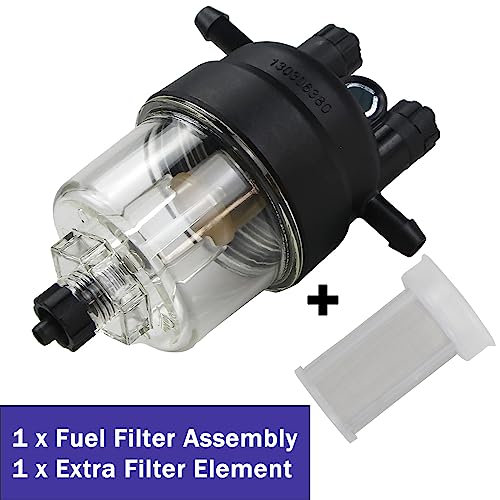 RAPIHIDAN 130306380 Fuel Filter Assembly Compatible with Perkins 403D-07, 403D-11, 404D-22, 1103A-33, 1103A-33T, 1103C-33, Truck Diesel Engines, Replace# 0000000038, Fuel Water Separator Filter - Image 5