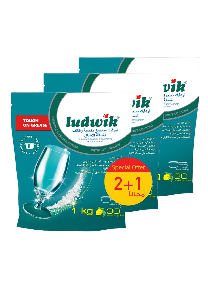 Ludwik Dishwasher Powder Bag 2Pcs+1Pce Free