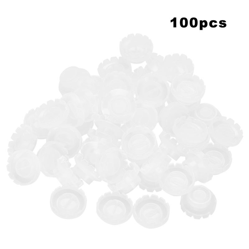 100Pcs Disposable Eyelash Ring Holder Eyelash Extension Glue Adhesive Stand - Image 2