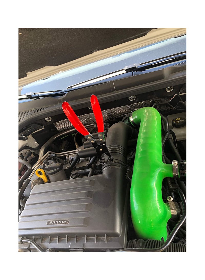 Y&D Wide & Flat band Hose Clamp Pliers, Coolant Clips, Works on all Band Style Clamps of Removal and Installation,for Car Fuel Oil Water Pipe Repair Tools (Wide Pliers) - Image 4