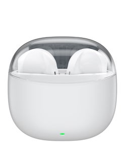 rsilou TW02U TWS wireless Bluetooth stereo Earbuds steel button, longer-lasting, fast charging, Mini space case, lightweight and, high-fidelity, custom-tuned for immersive 3D sound effects  - Image 1