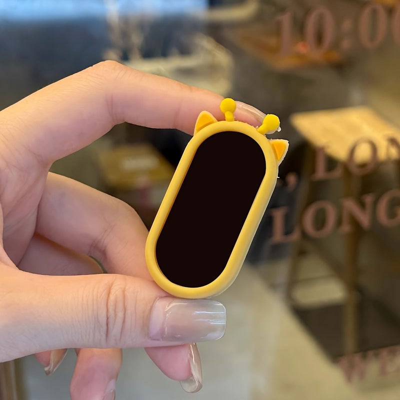 علبة كرتونية لـ Xiaomi Mi Band 8، غطاء حماية نصف ملتف مضاد للصدمات، على شكل قطة باللون الأسود - Image 1