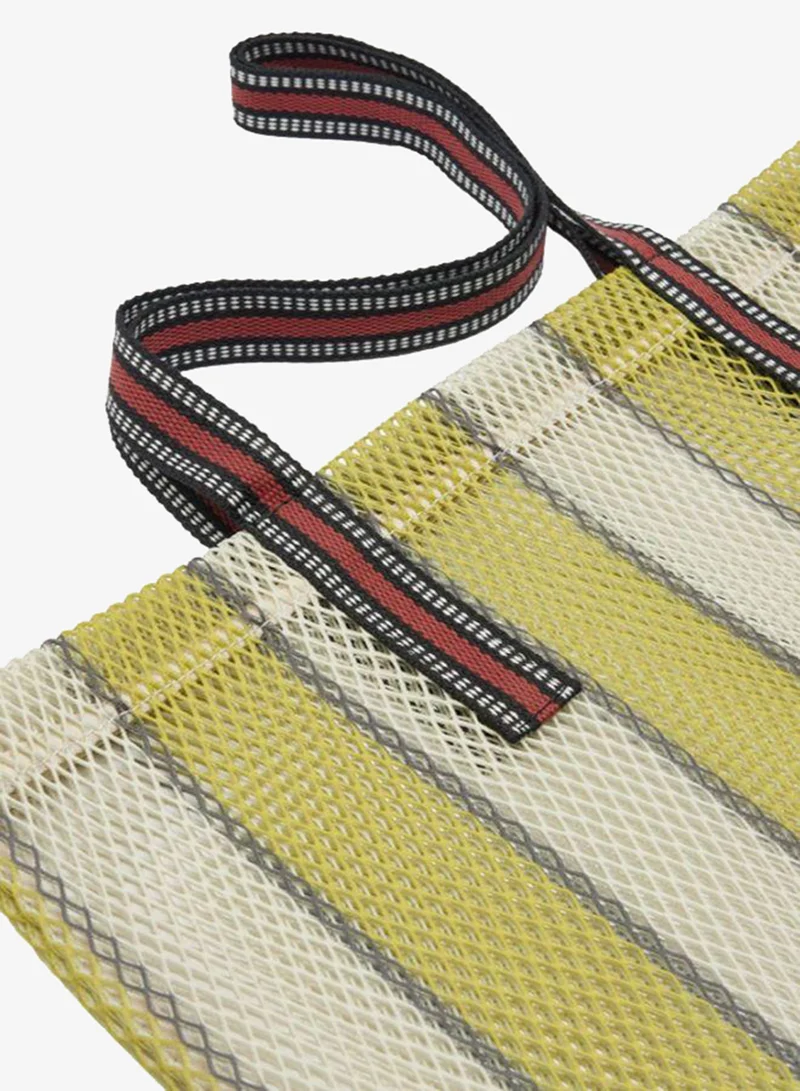 PARFOIS Shopper Bag With Mesh And Stripes