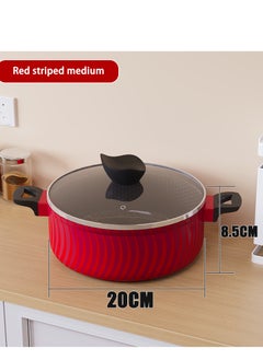 Baroly 6 Piece Cookware Set with Red Glass Lid  - Image 5