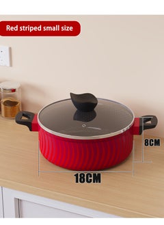 Baroly 6 Piece Cookware Set with Red Glass Lid  - Image 3