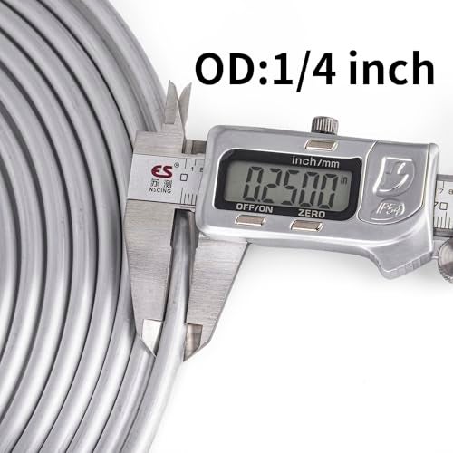 CNRAQR 14 OD Aluminum Hard Fuel Line 25 Feet Hardline Tube Thickness is 0039 - Image 3