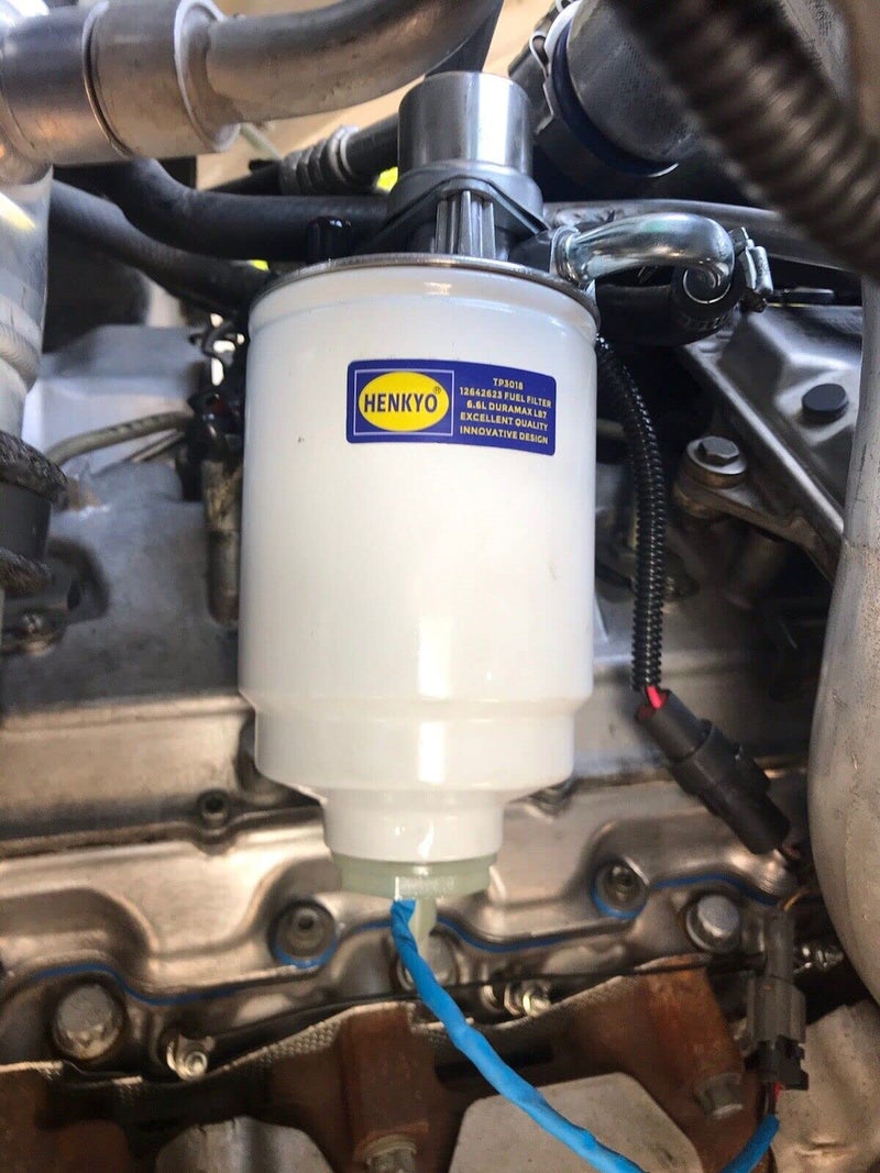 HENKYO 01-04 6.6L Duramax LB7 Fuel Filter Housing fits 2001-2004 Chevrolet Silverado 2500 HD Silverado 3500,2001-2004 GMC Sierra 2500 HD Sierra 3500 6.6L Duramax LB7 V8 DIESEL trucks OEM 97780061 - Image 5