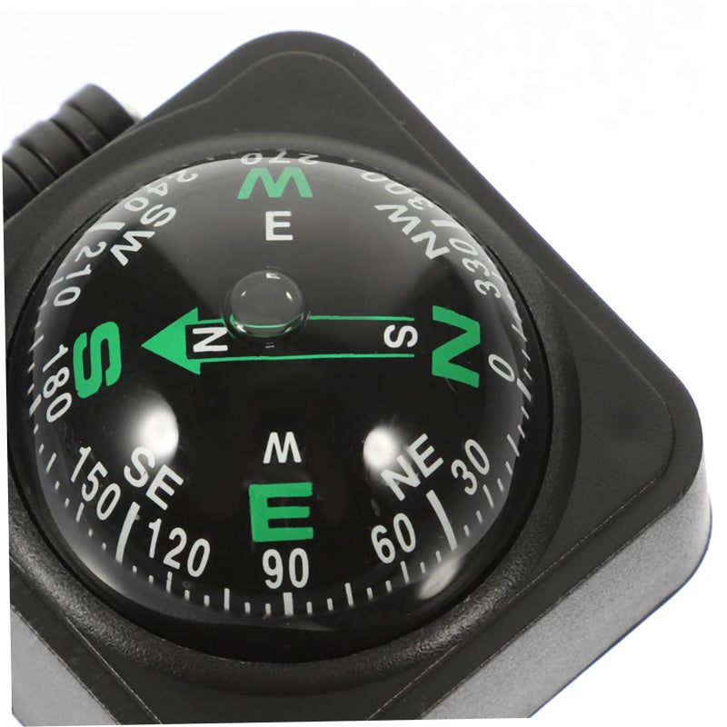 Car Compass Ball Dashboard Mount Durable for Road Trips Outdoor Activities Black - Image 5