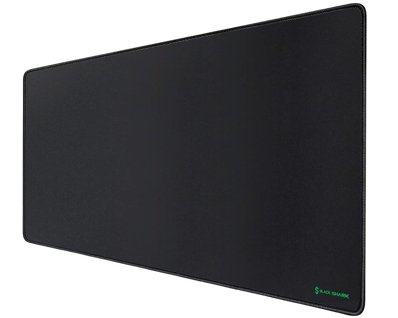 BLACK SHARK وسادة ماوس للألعاب من بلاك شارك (35.4" × 15.8" × 0.15") وسادة ماوس سميكة موسعة غير قابلة للانزلاق ومقاومة للانسكاب مع سطح خاص من القماش، حواف مخيطة مضادة للتآكل وسادة مكتب مانتا P3 - Image 1