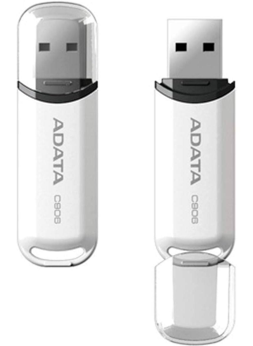 ADATA ADATA C906 16GB USB 20 Compact Design Flash Drive White AC90616GRWH  - Image 1