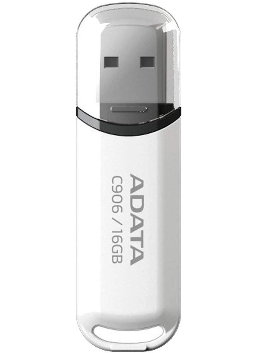 ADATA ADATA C906 16GB USB 20 Compact Design Flash Drive White AC90616GRWH  - Image 2