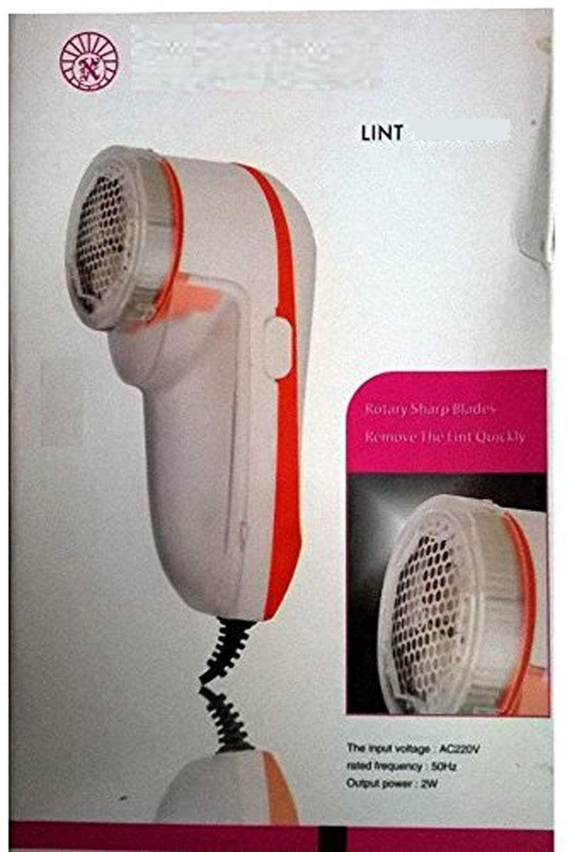 JEMEI Electric Lint Roller & Fur Remover - Ultimate Fabric Lint & Pill Remover for Woolen Clothes, Sweaters, Blankets, Jackets, Carpets & Curtains (White & Orange) - Portable & Versatile, Easy to Use - Image 5