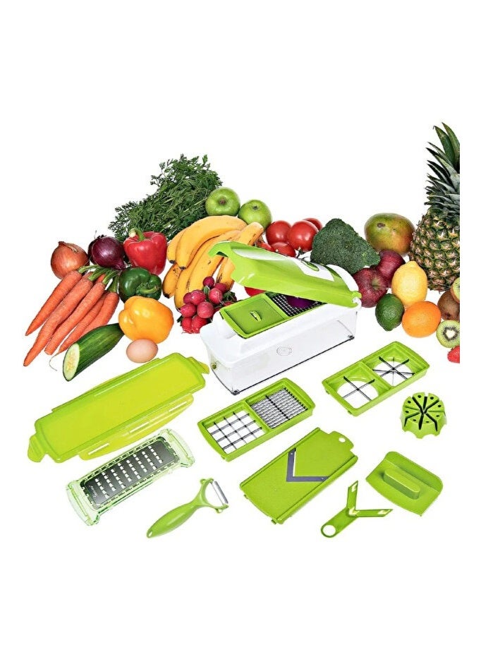 Macon 15-in-1 Multi-Purpose Vegetable and Fruit Chopper Set with Stainless Steel Blades - Image 1