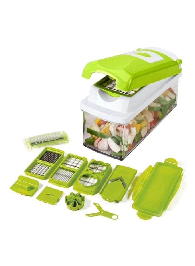 Macon 15-in-1 Multi-Purpose Vegetable and Fruit Chopper Set with Stainless Steel Blades - Image 5