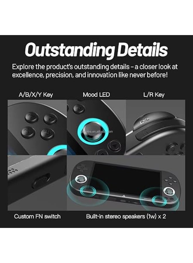 تريميو جهاز ألعاب محمول ذكي Pro – لاعب ألعاب محمول قديم مع شاشة IPS عالية الدقة بحجم 5 بوصات، سعة تخزين 64 جيجابايت، وألعاب مدمجة - Image 5