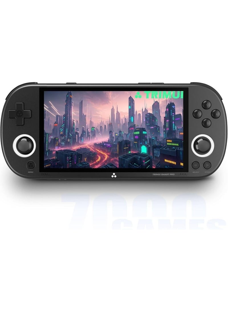 تريميو جهاز ألعاب محمول ذكي Pro – لاعب ألعاب محمول قديم مع شاشة IPS عالية الدقة بحجم 5 بوصات، سعة تخزين 64 جيجابايت، وألعاب مدمجة - Image 1
