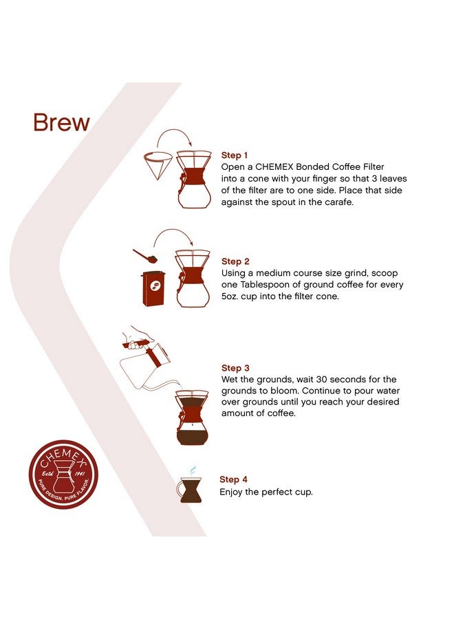 Chemex صانعة القهوة الزجاجية Chemex - سلسلة كلاسيكية - 8 أكواب - تعبئة حصرية - Image 3