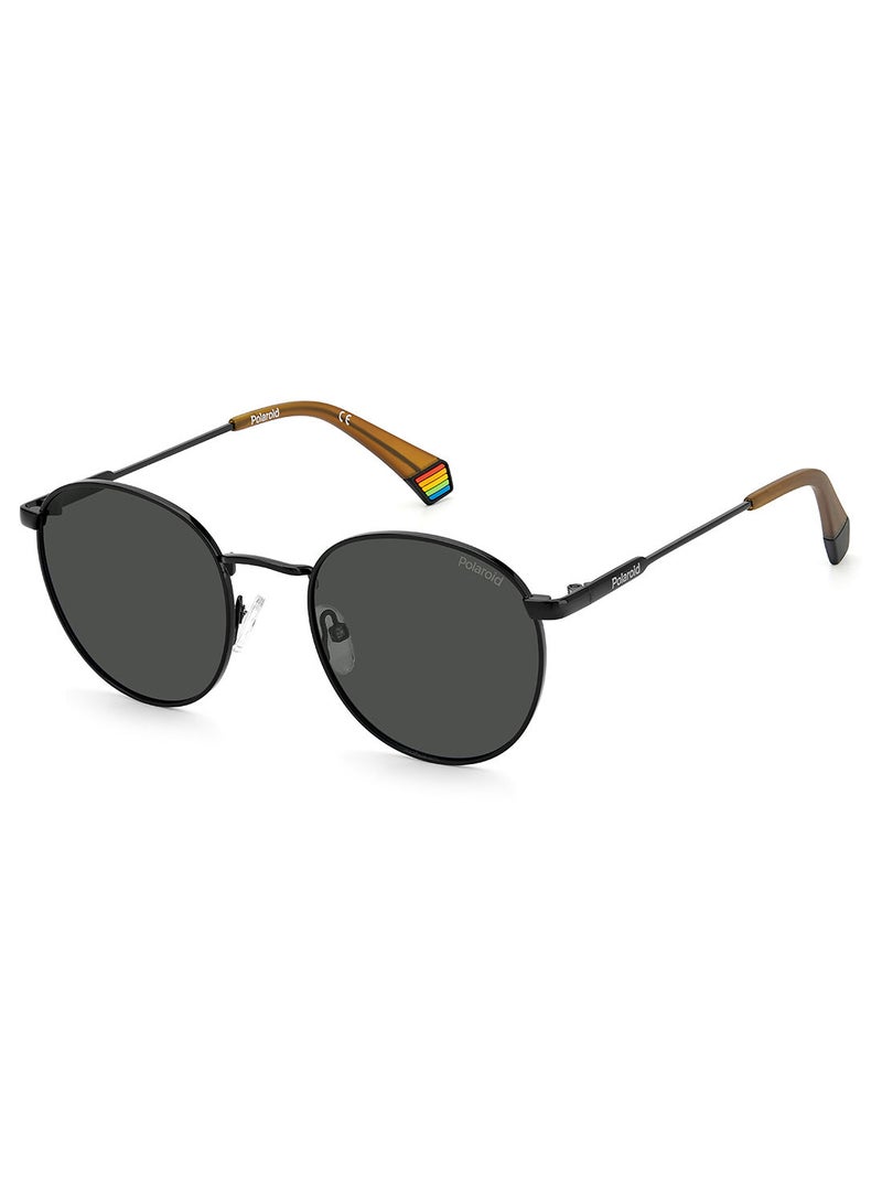Polaroid Unisex Round Sunglasses PLD 6171/S  BLACK 51 - Image 1