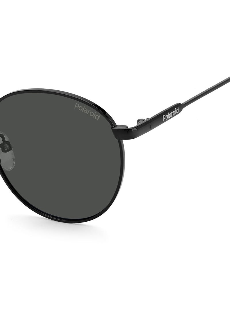 Polaroid Unisex Round Sunglasses PLD 6171/S  BLACK 51 - Image 5