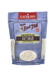 Bobs red mill Bob's Red Mill, Oat Bran Hot Cereal, Gluten Free, 1 lb (454 g)  - Image 1
