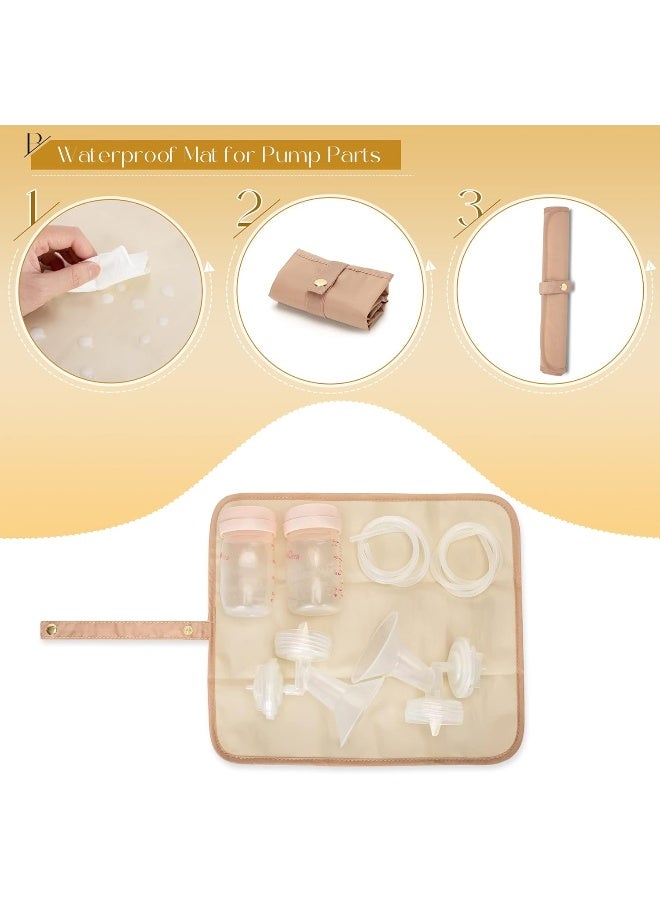 Fasrom Breast Pump Bag Backpack with Cooler Compartment, Wearable Pumping Bag with Waterproof Mat for Working Moms - Image 4