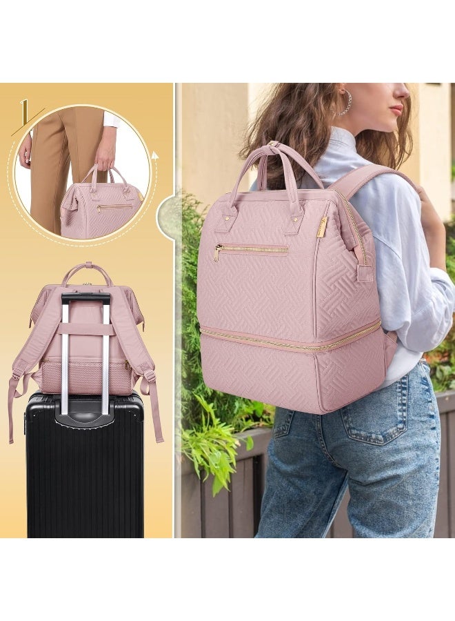 Fasrom Breast Pump Bag Backpack with Cooler Compartment, Wearable Pumping Bag with Waterproof Mat for Working Moms - Image 5