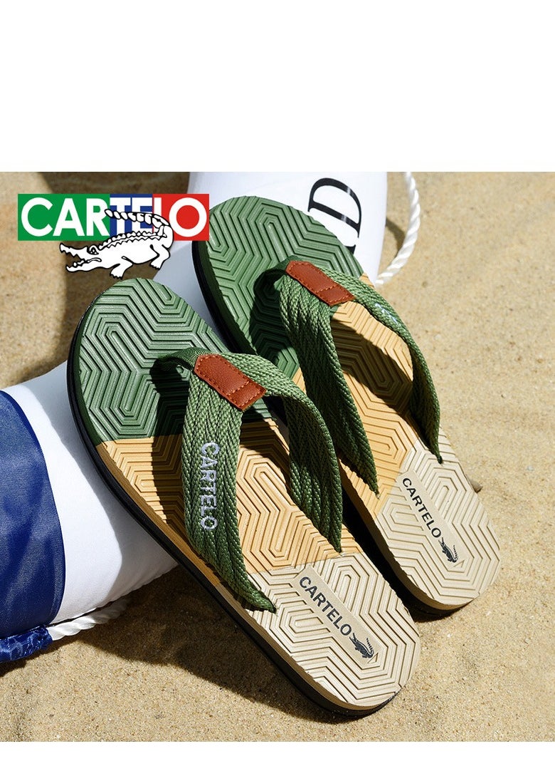 CARTELO Men's Beach Casual Flip Flops  - Image 2